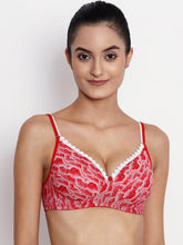 Load image into Gallery viewer, Abelino Medium Padded Non Wired Printed Bra
