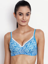 Load image into Gallery viewer, Abelino Medium Padded Non Wired Printed Bra
