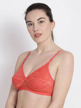 Load image into Gallery viewer, Non-Padded Full coverage Lace Bra.
