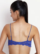 Load image into Gallery viewer, Heavily Padded Full Coverage Non Wired Bra in Blue
