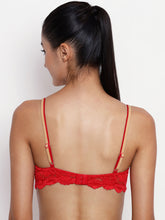 Load image into Gallery viewer, Heavily Padded Full Coverage Non Wired Bra in Red
