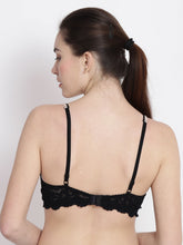 Load image into Gallery viewer, Heavily Padded Full Coverage Non Wired Bra in Black
