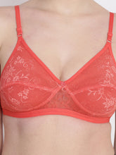 Load image into Gallery viewer, Non-Padded Full coverage Lace Bra.
