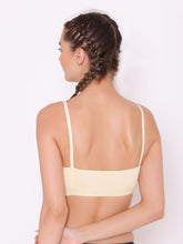 Load image into Gallery viewer, Non-Padded Full Coverage Sports Bra in Nude
