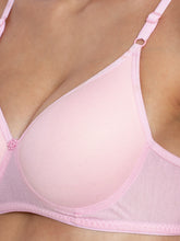 Load image into Gallery viewer, Lightly Padded Full Coverage Non Wired Bra in Pink
