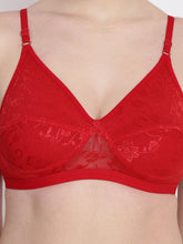 Load image into Gallery viewer, Non-Padded Full coverage Lace Bra.
