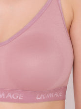 Load image into Gallery viewer, Non-Padded Full Coverage Sports Bra in Beige
