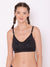 Non-Padded Full Coverage Sports Bra in Black