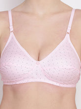 Load image into Gallery viewer, Non-Padded Full coverage Printed Bra in Peach
