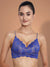 Heavily Padded Full Coverage Non Wired Bra in Blue